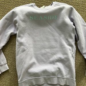 seaside purple sweatshirt